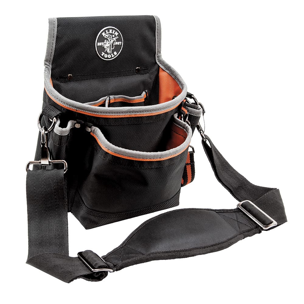 Klein Tools Tradesman Pro™ Tool Pouch, 15 Pockets, 11.5 x 4.5 x 10-Inch 5243