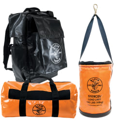Vinyl Tool Buckets and Bags