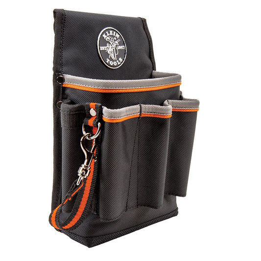 Klein Tools Tradesman Pro™ Tool Pouch, 6 Pockets, 10.25 x 6.75 x 10.25-Inch 5241
