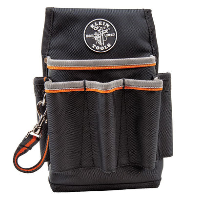 Klein Tools Tradesman Pro™ Tool Pouch, 6 Pockets, 10.25 x 6.75 x 10.25-Inch 5241