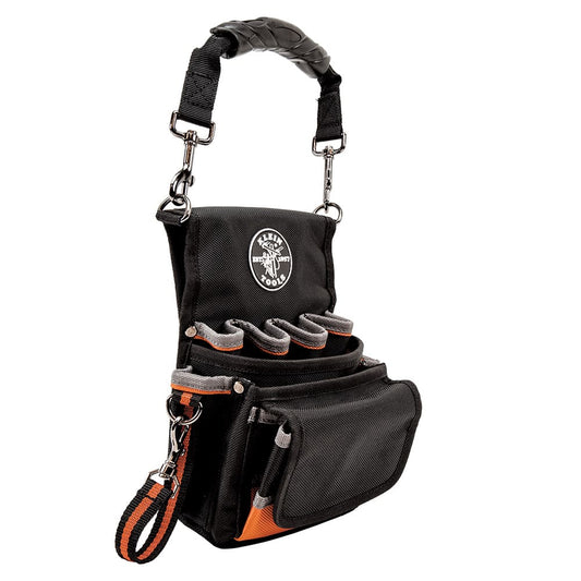 Klein Tools Tradesman Pro™ Tool Pouch, 9 Pockets, 9.5 x 7.5 x 9.5-Inch 5242