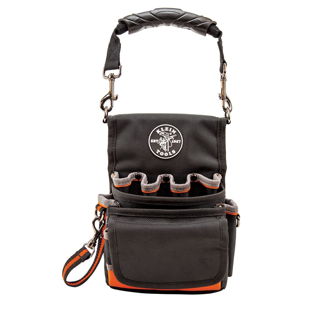 Klein Tools Tradesman Pro™ Tool Pouch, 9 Pockets, 9.5 x 7.5 x 9.5-Inch 5242