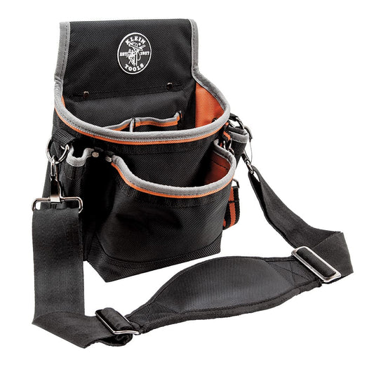 Klein Tools Tradesman Pro™ Tool Pouch, 15 Pockets, 11.5 x 4.5 x 10-Inch 5243