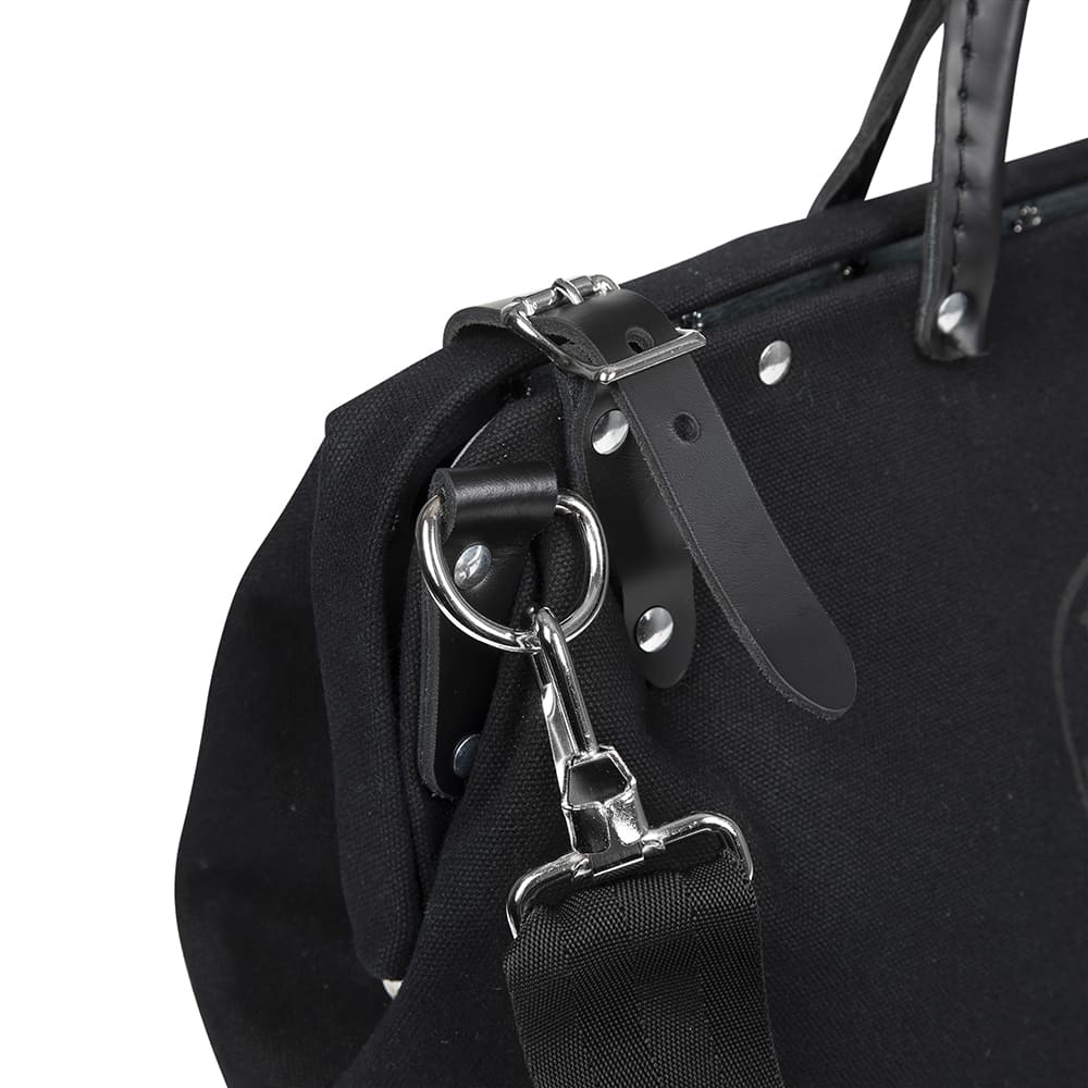 Klein Tools Deluxe Tool Bag, Black Canvas, 13 Pockets, 16-Inch 510216SPBLK