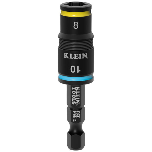 Klein Tools 2-in-1 Impact Rated Flip Socket Set, Metric 32931M