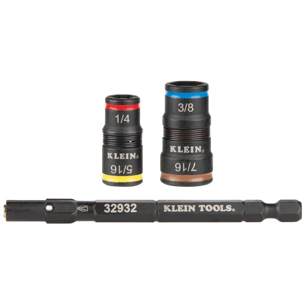 Klein Tools Flip Socket Hex Shaft Replacement Parts, 4-Pack 32944