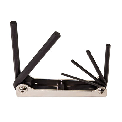 Klein Tools Folding Hex Key Set, 6-Key, Metric Sizes 70580