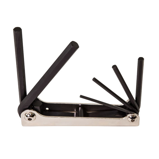 Klein Tools Folding Hex Key Set, 6-Key, Metric Sizes 70580