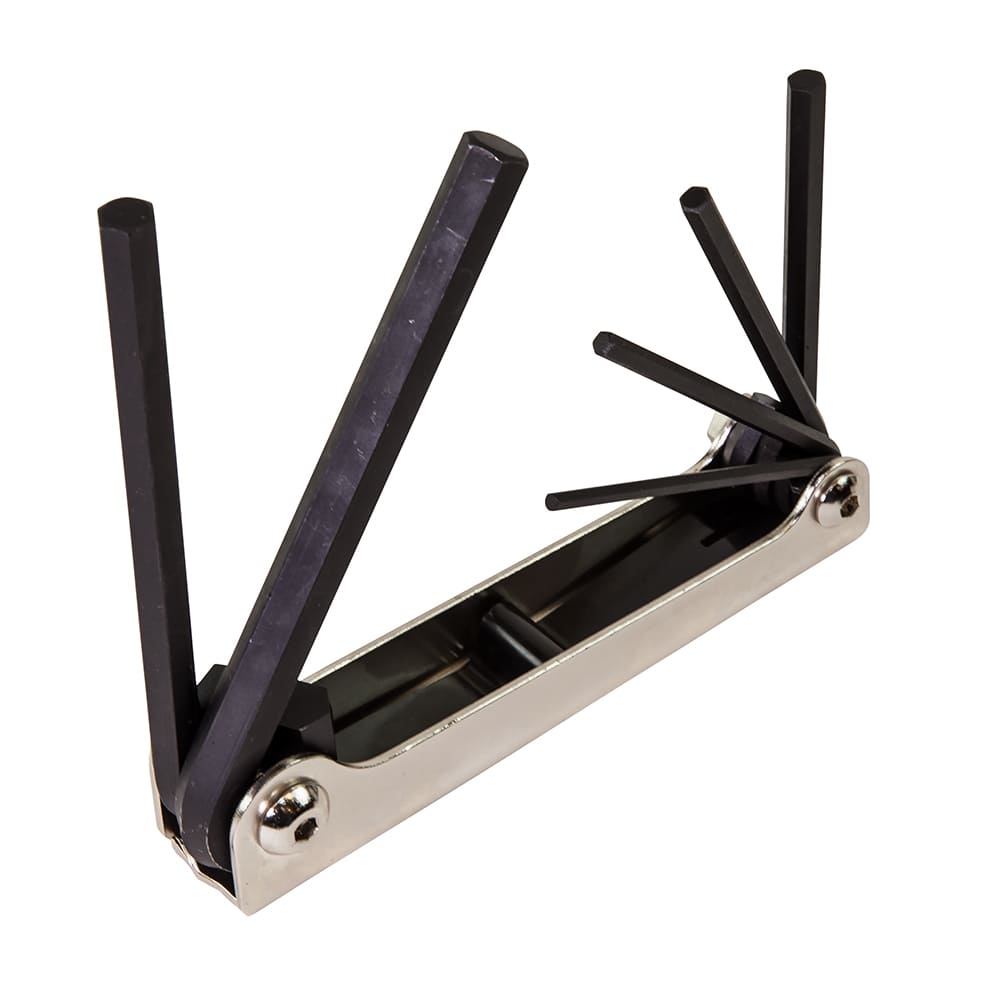 Klein Tools Folding Hex Key Set, 6-Key, Metric Sizes 70580