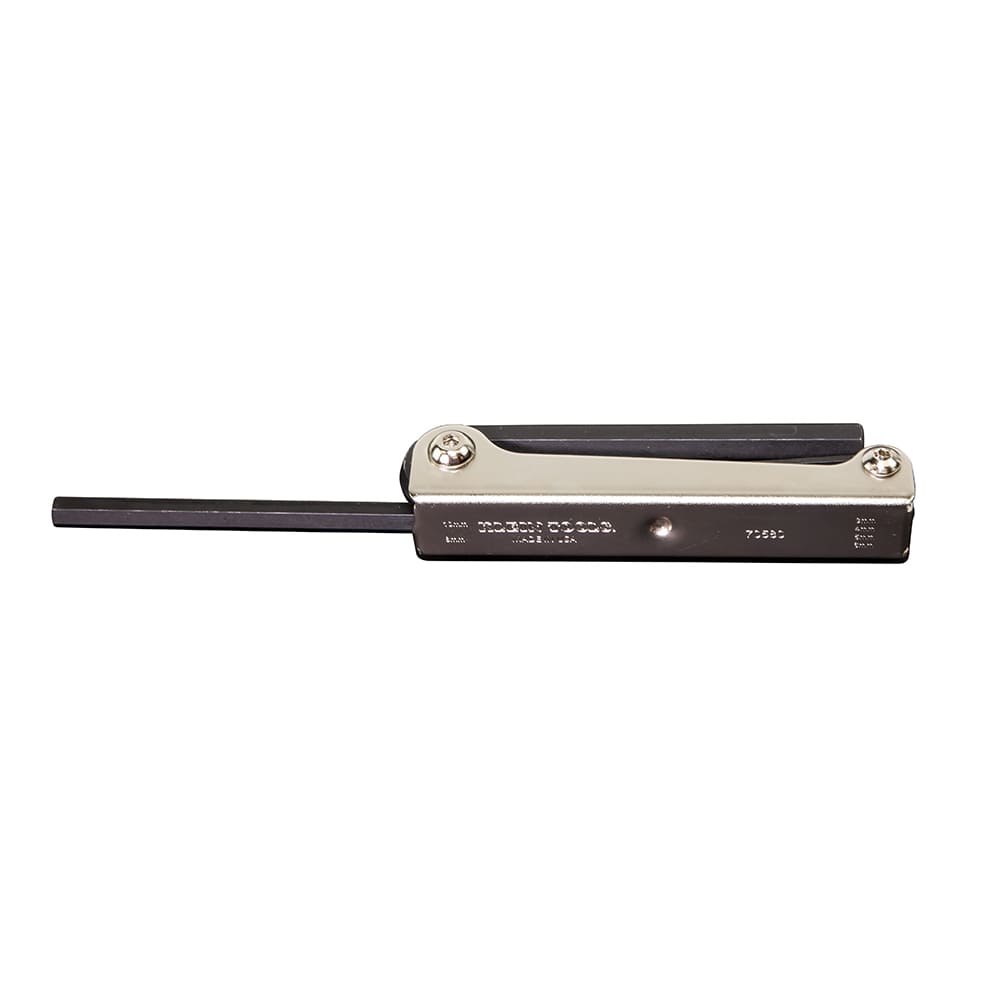 Klein Tools Folding Hex Key Set, 6-Key, Metric Sizes 70580