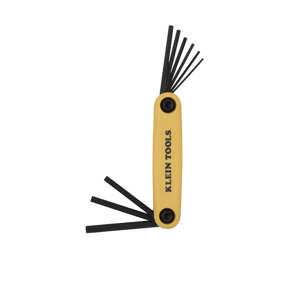 Klein Tools Grip-It® Hex Key Set, 9-Key, 3-3/4-Inch Handle, SAE Sizes 70575