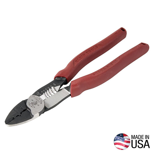 Klein Tools Forged Steel Wire Crimper, Cutter, Stripper 2005N