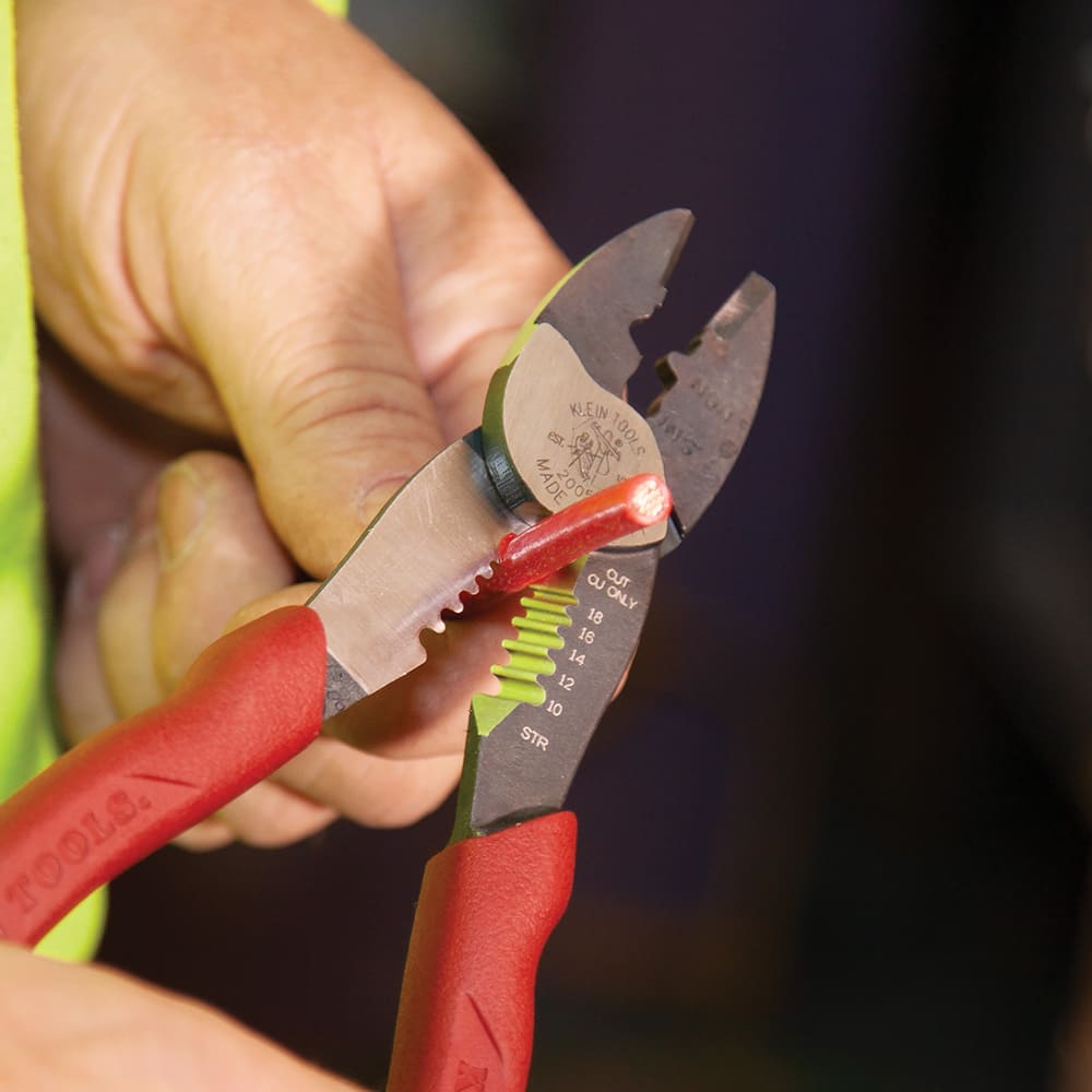 Klein Tools Forged Steel Wire Crimper, Cutter, Stripper 2005N