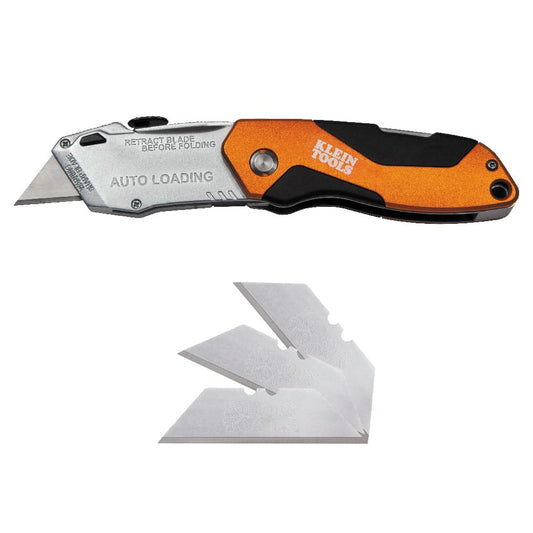 Klein Tools Auto-Loading Folding Utility Knife 44130