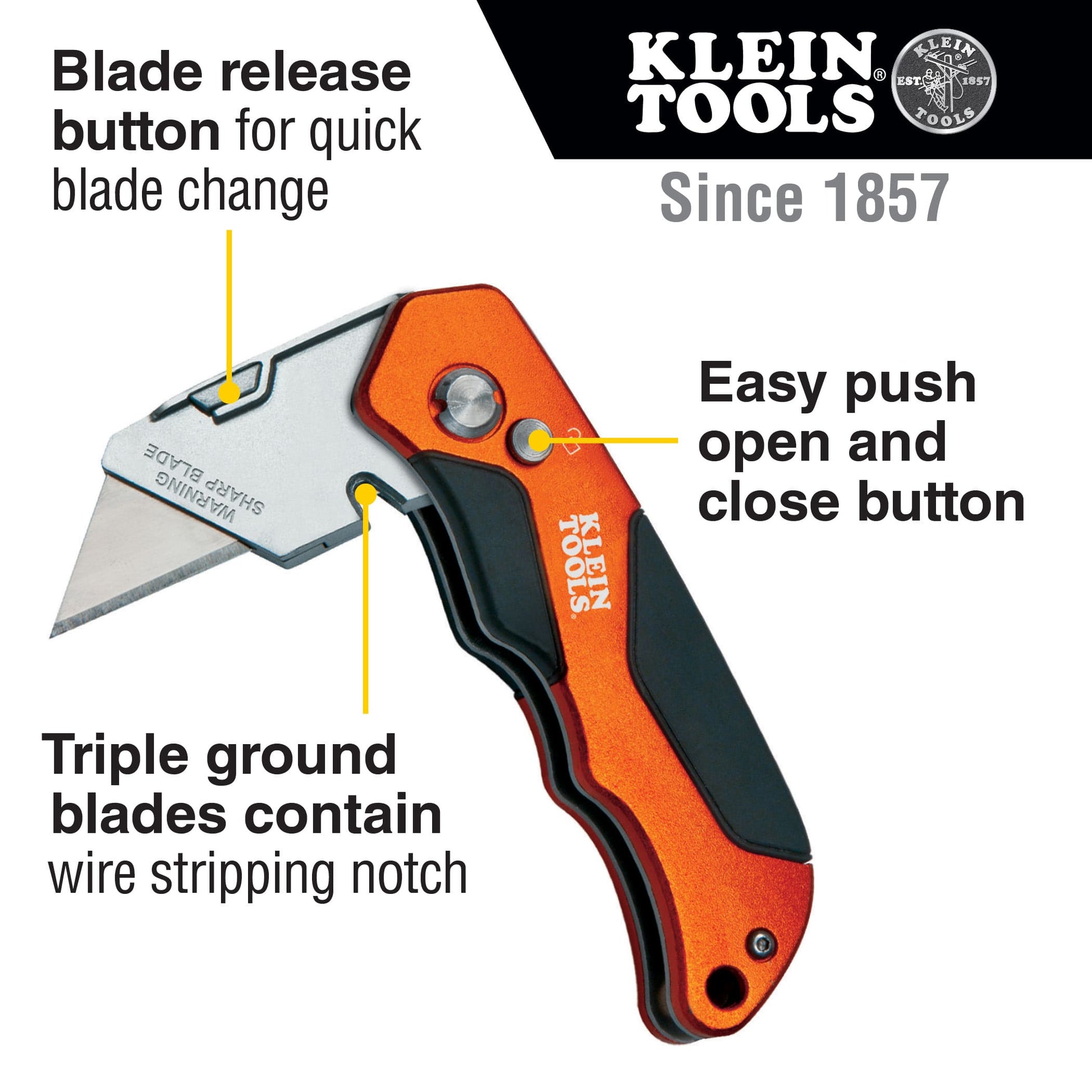 Klein Tools Folding Utility Knife 44131