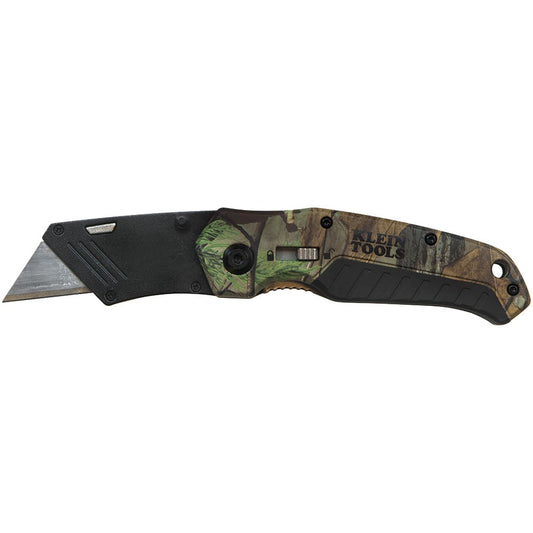 Klein Tools  Folding Utility Knife Camo Assisted-Open 44135