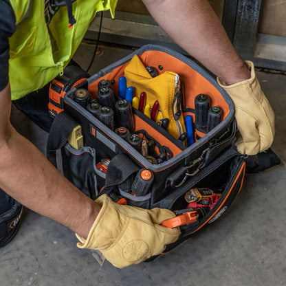 Klein Tools Tool Bag, Tradesman Pro™ Tool Tote, 40 Pockets, 10-Inch 5541610-14