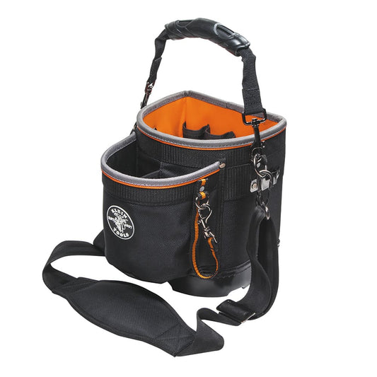 Klein Tools Tool Bag, Tradesman Pro™ Shoulder Pouch, 14 Pockets, 10-Inch 55419SP-14