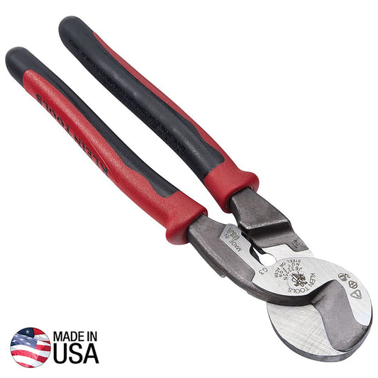 Klein Tools Journeyman™ High Leverage Cable Cutter with Stripping J63225N
