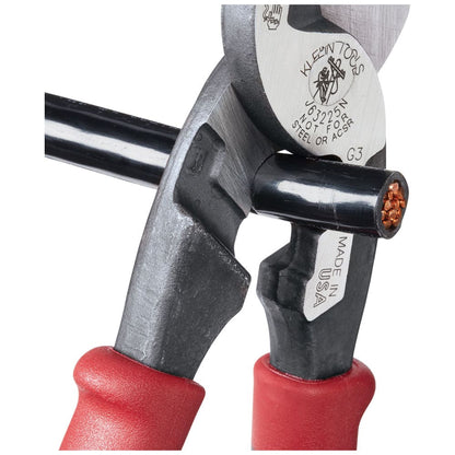 Klein Tools Journeyman™ High Leverage Cable Cutter with Stripping J63225N
