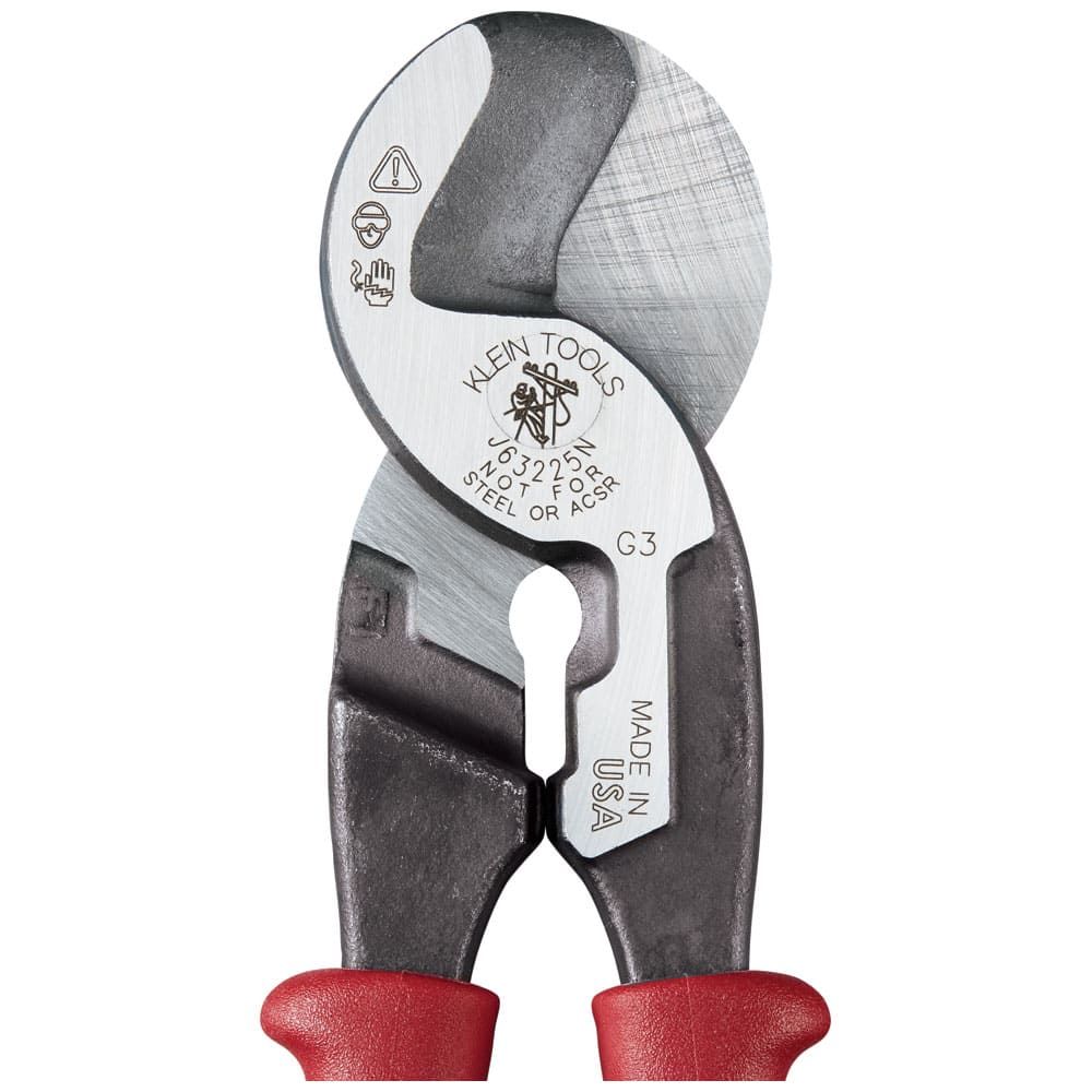 Klein Tools Journeyman™ High Leverage Cable Cutter with Stripping J63225N