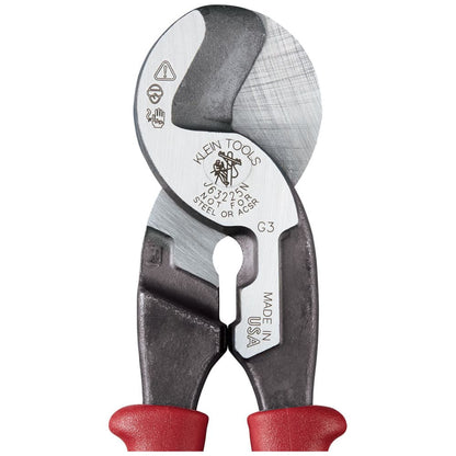 Klein Tools Journeyman™ High Leverage Cable Cutter with Stripping J63225N