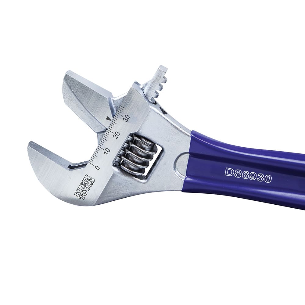 Klein Tools Reversible Jaw/Adjustable Pipe Wrench, 10-Inch D86930