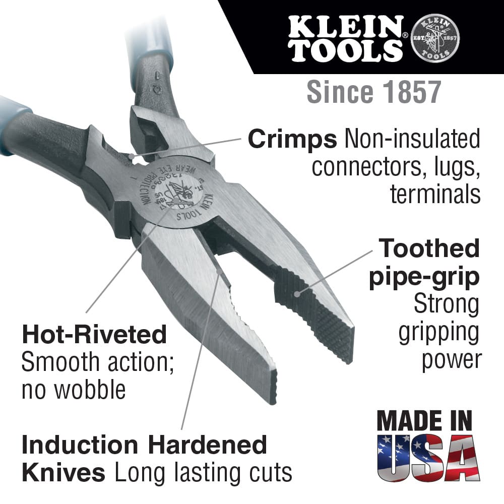 Klein Tools Journeyman Universal Combination Pliers J12098